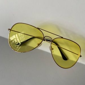 Yellow Lens Aviators